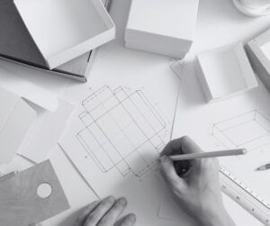 Hand zeichnet Verpackungslayout – Verpackungsdesign für KMU aus Affoltern am Albis