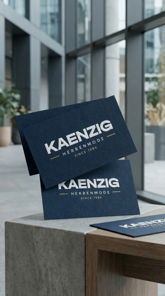 businesscard visitenkarten zug kleidergeschaeft
