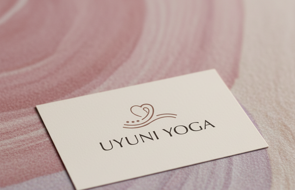 visitenkarte logo uyuni yoga studio